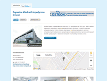 Tablet Screenshot of osteon-ortopedia.klinikiwpolsce.pl