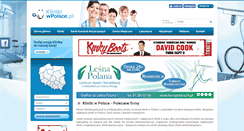 Desktop Screenshot of klinikiwpolsce.pl